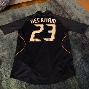 LA Galaxy David Beckham soccer jersey
